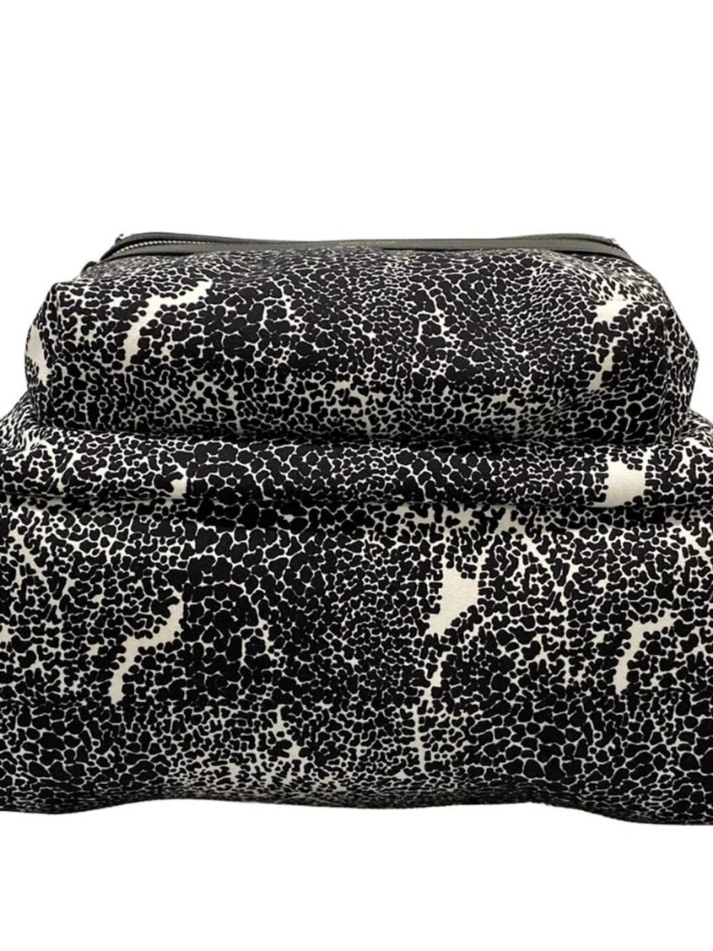 SAINT LAURENT PARIS Classic Hunter Backpack 326865 Black White Nylon Backpack - Picture 5 of 15